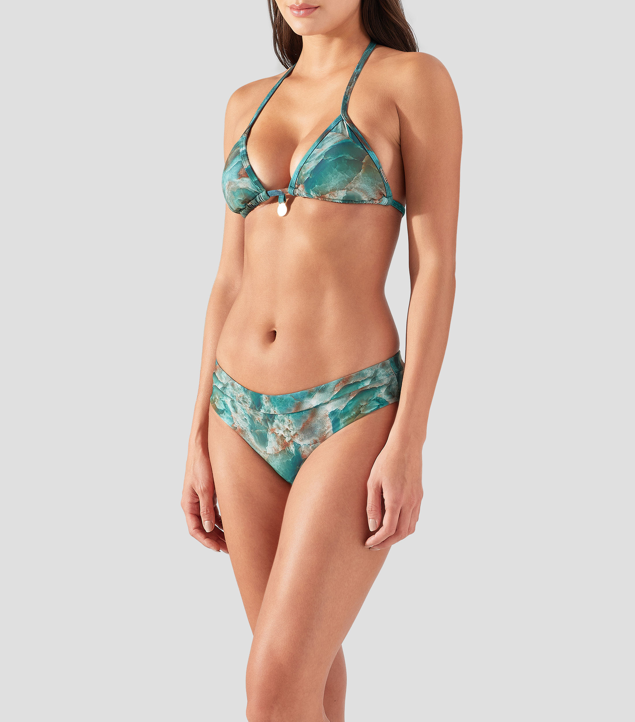 Bikini top estampado Mujer
